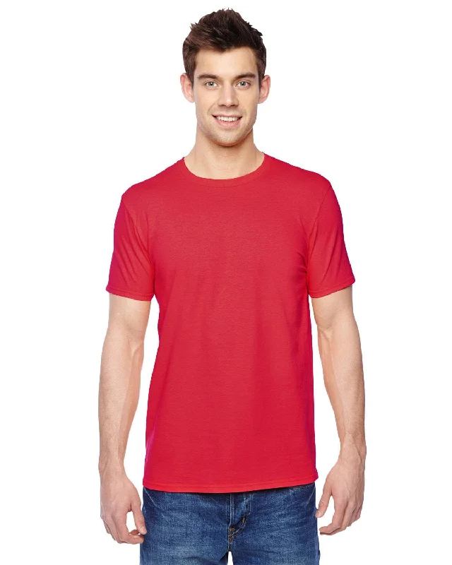 Fruit of the Loom 100% Sofspun Cotton T-Shirt | Fiery Red