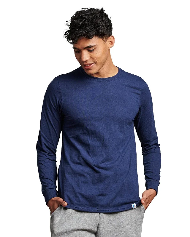 Russell Athletic Unisex Essential Performance Long-Sleeve T-Shirt | Navy