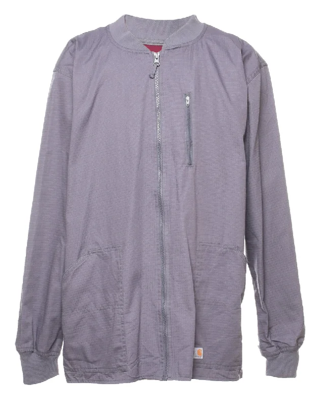 Carhartt Zip-Front Lilac Bomber Jacket - L