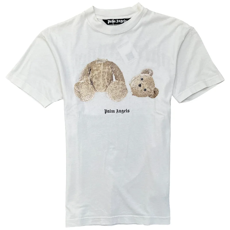 Men's Kill The Bear T-Shirt White Size S