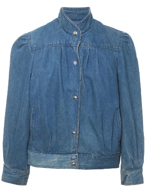 Classic Medium Wash Denim Jacket - L