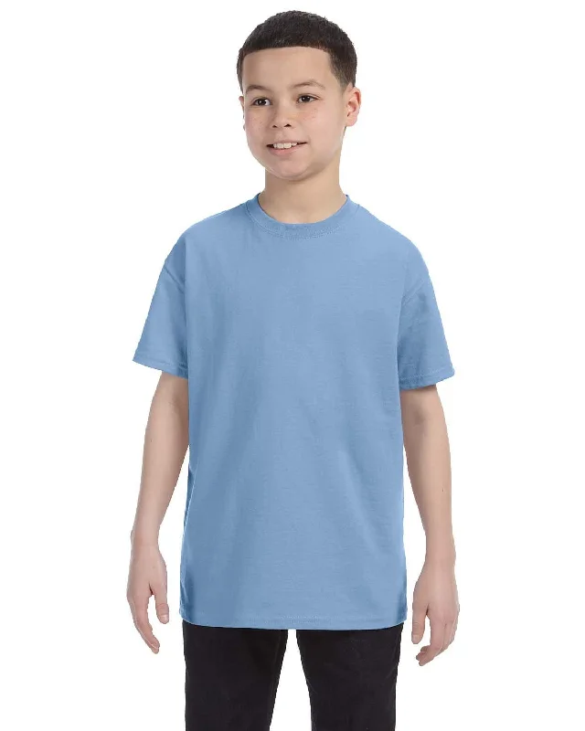 Hanes Youth Authentic-T T-Shirt | Light Blue