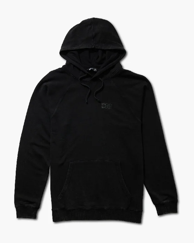 Alpha Vintage Fleece Hoodie - Black