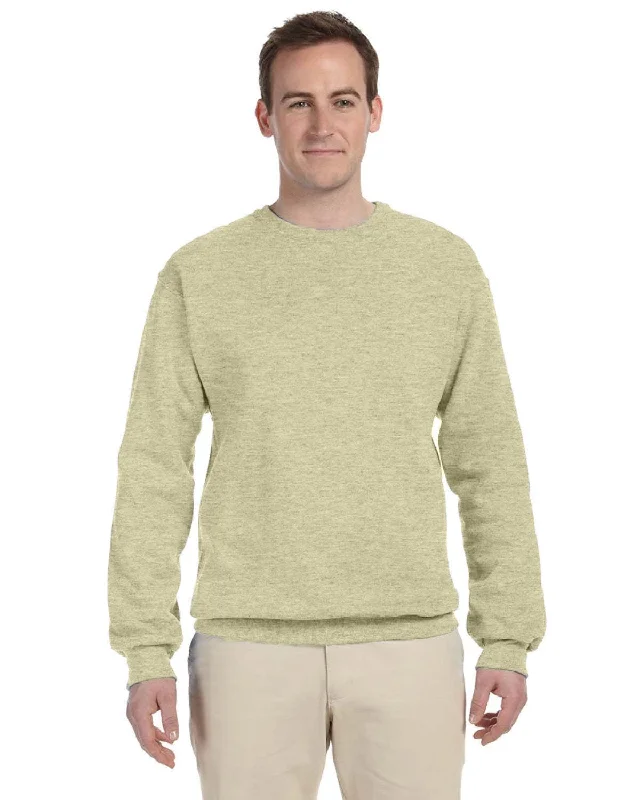 Jerzees 50/50 Crewneck Sweatshirt | Oatmeal Heather