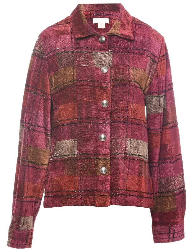 Checked Tapestry Jacket - M