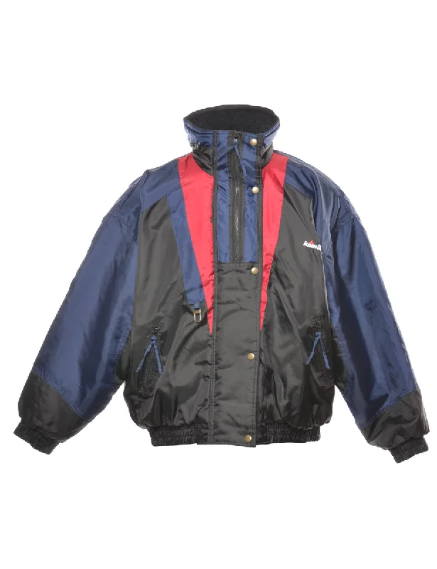 Contrast Panel Ski Jacket - L