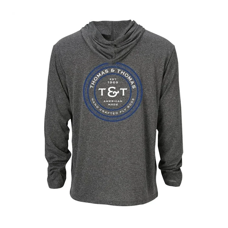 Thomas & Thomas Sun Hoody - Grey Heather