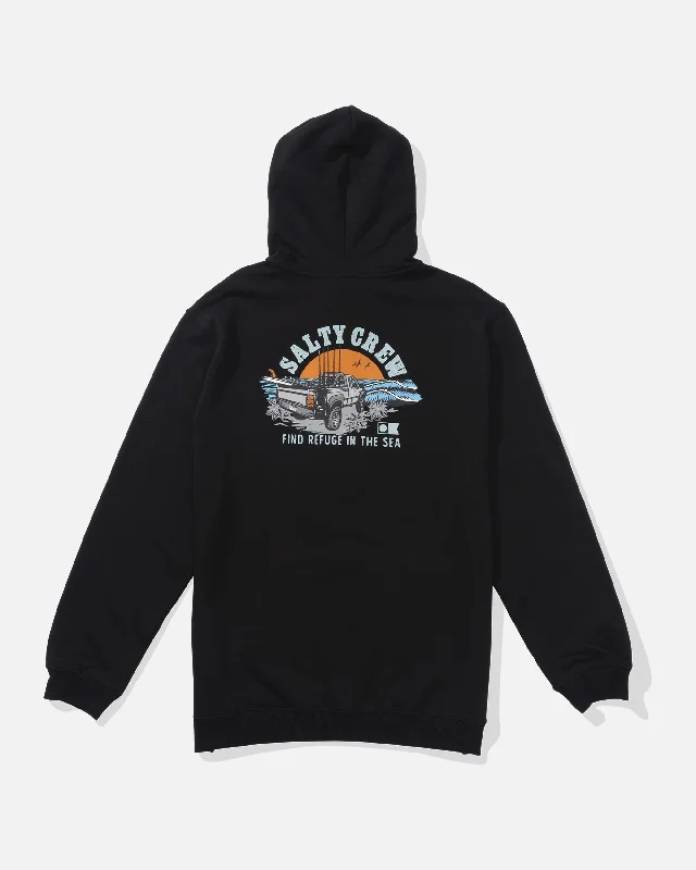 Lifted Fleece Hoodie - Black