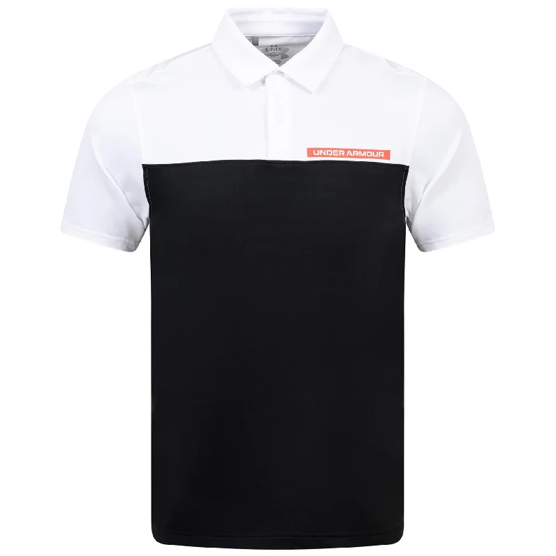 T2G Colour Block Polo Black/White - SS24