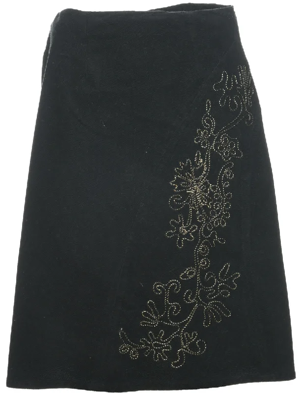 Corduroy A-line Skirt - S