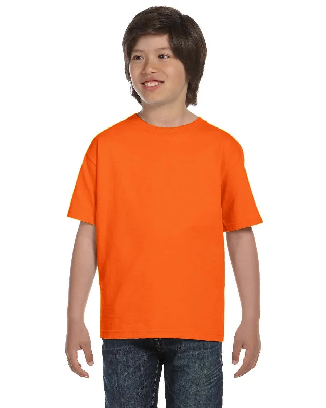 Gildan Youth DryBlend 50/50 T-Shirt | S Orange