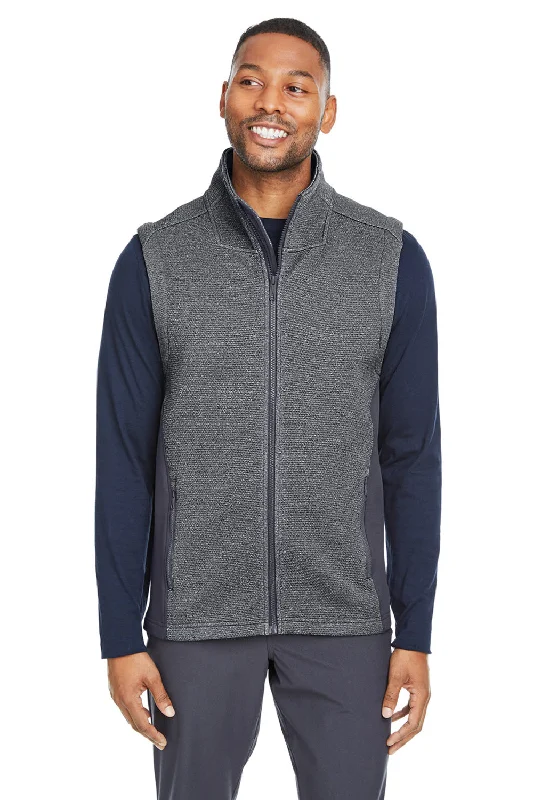 Spyder Mens Pursuit Full Zip Vest - Heather Black/Polar Grey