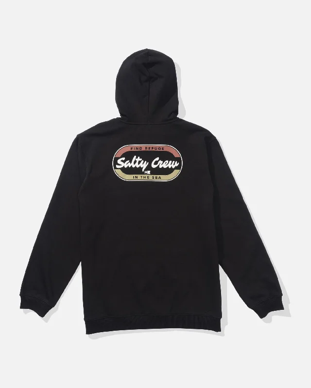 Capsule Zip Fleece Hoodie - Black