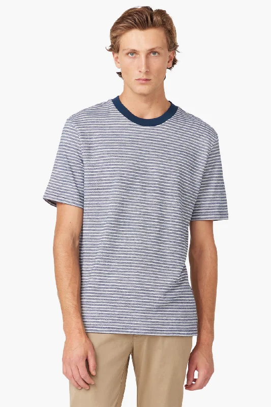 Ben Sherman | Jacquard Pique Stripe Tee