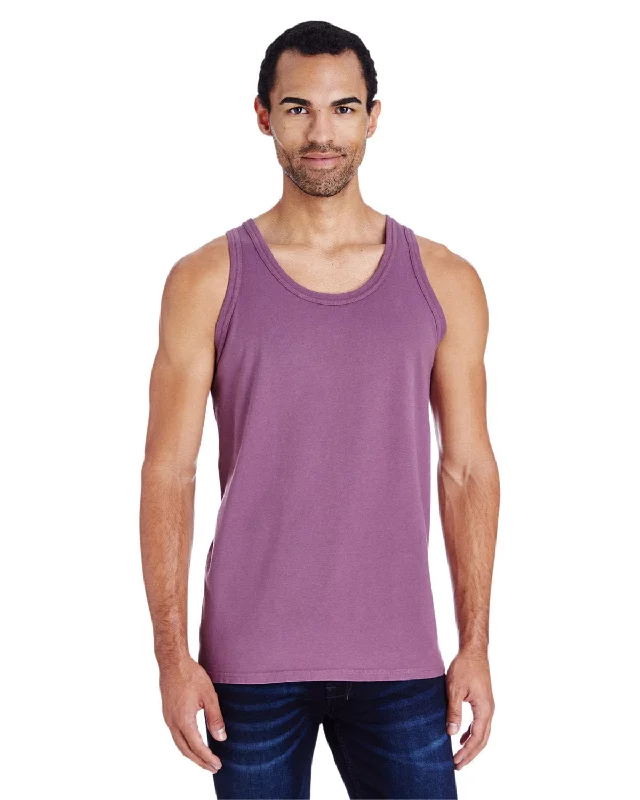 ComfortWash by Hanes Unisex 100% Ringspun Cotton Tank | Purple Plm Raisn