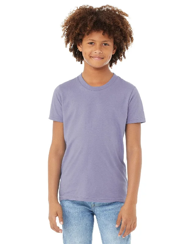 Bella+Canvas Youth Short Sleeve T-Shirt | Dark Lavender