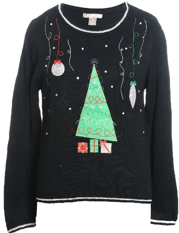 Christmas Tree Design Jumper - L