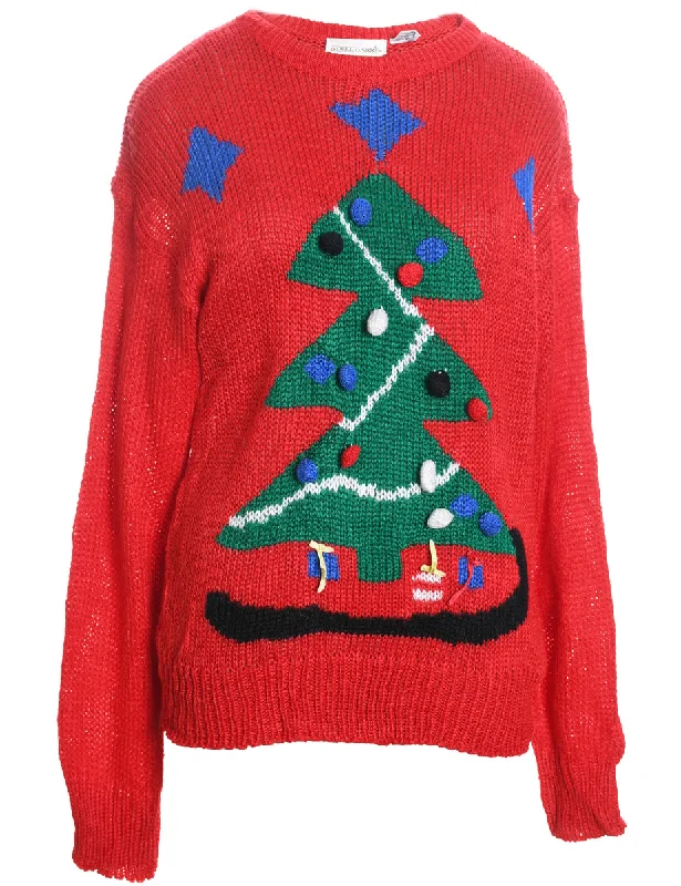 Christmas Tree Design Jumper - S