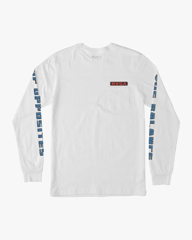 Contract Long Sleeve Tee - White