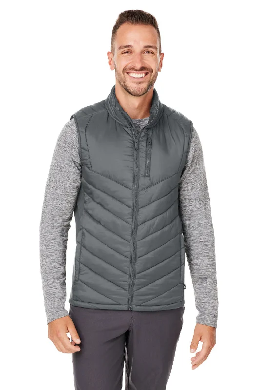 Spyder Mens Challenger Full Zip Vest - Polar Grey