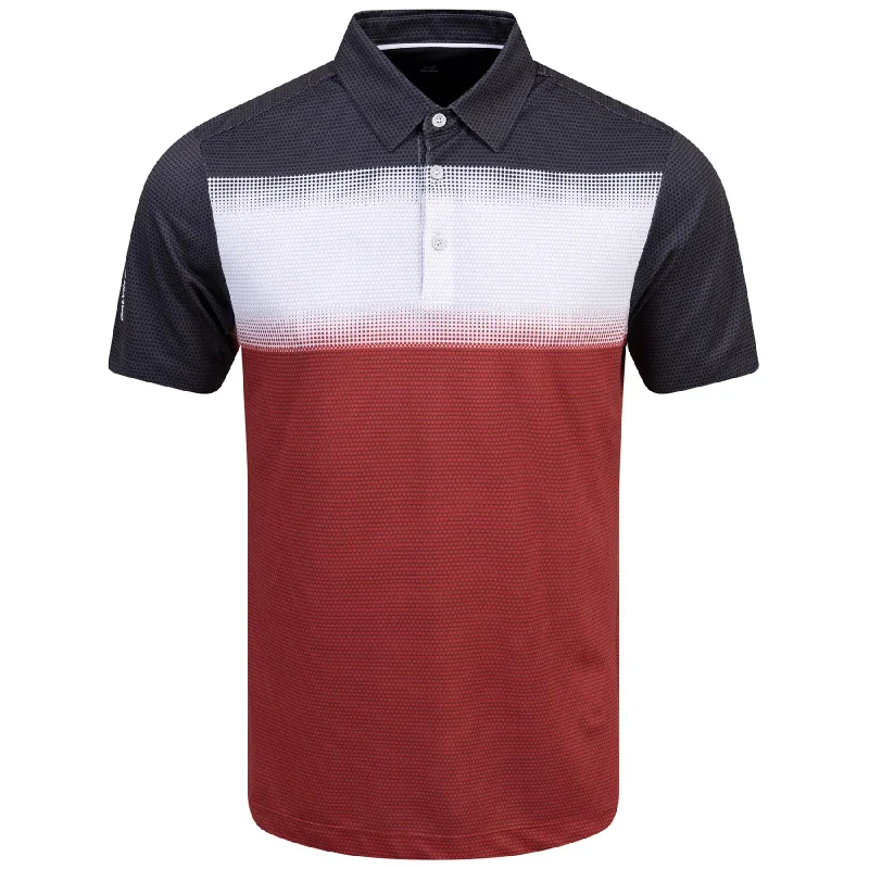 Mirca Ventil8+ Regular Fit Polo Red/Black - SS24