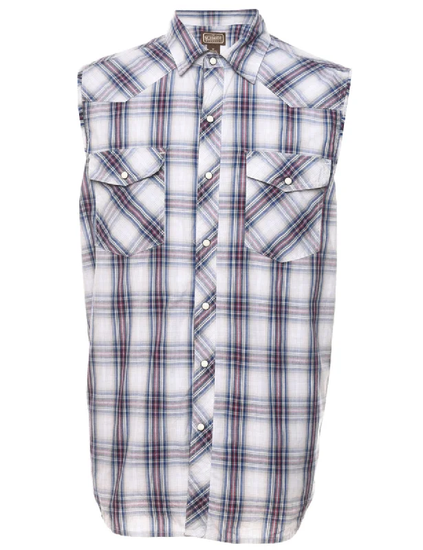 Checked Western Shirt - M