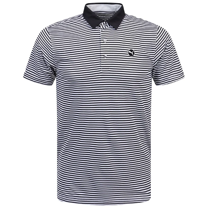 Pure Stripe Polo Black/White - AW24