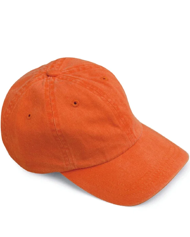 Adams Low-Profile Washed Pigment-Dyed Cap | Tangerine