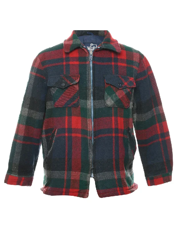 Checked Jacket - M