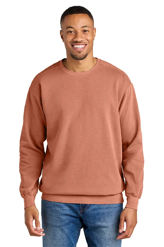 Comfort Colors Mens Crewneck Sweatshirt - Terracotta