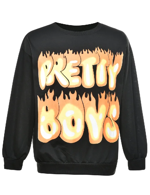 Pretty Boys Printed Sweatshirt - L