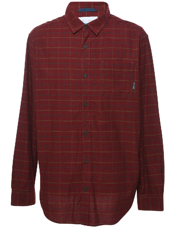 Columbia Checked Shirt - L