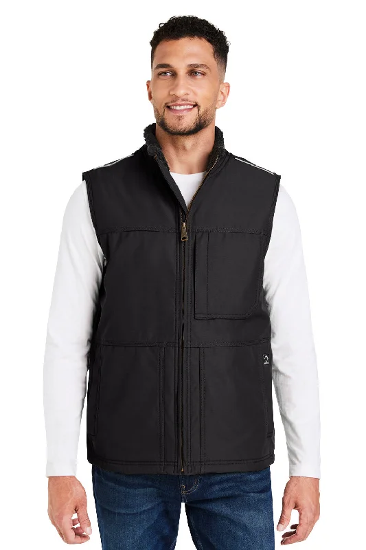 Dri Duck Mens Rigor GrizzlyTec Full Zip Vest - Black