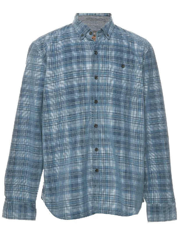 Corduroy Checked Shirt - M