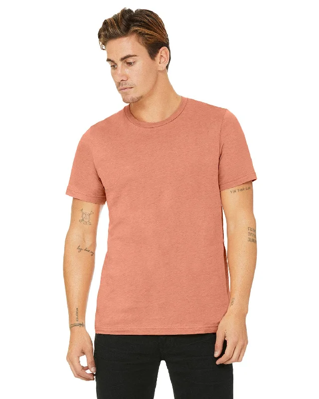 Bella+Canvas Unisex Heather CVC T-Shirt | Hthr Prsm Sunset