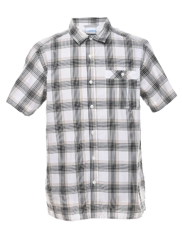 Columbia Short Sleeve Checked Shirt - L