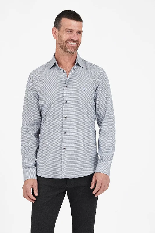 Regular Fit Pure Cotton Puppytooth Shirt