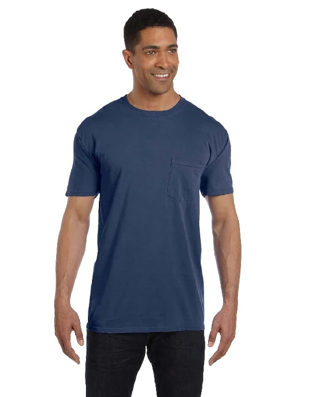 Comfort Colors Garment-Dyed Pocket T-Shirt | China Blue