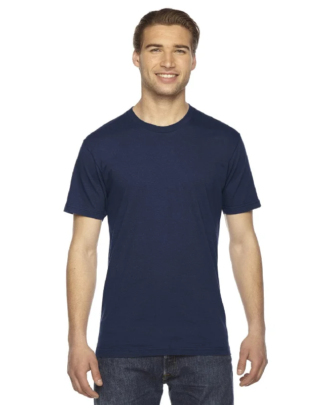 American Apparel Unisex Fine Jersey Short Sleeve T-Shirt | Navy