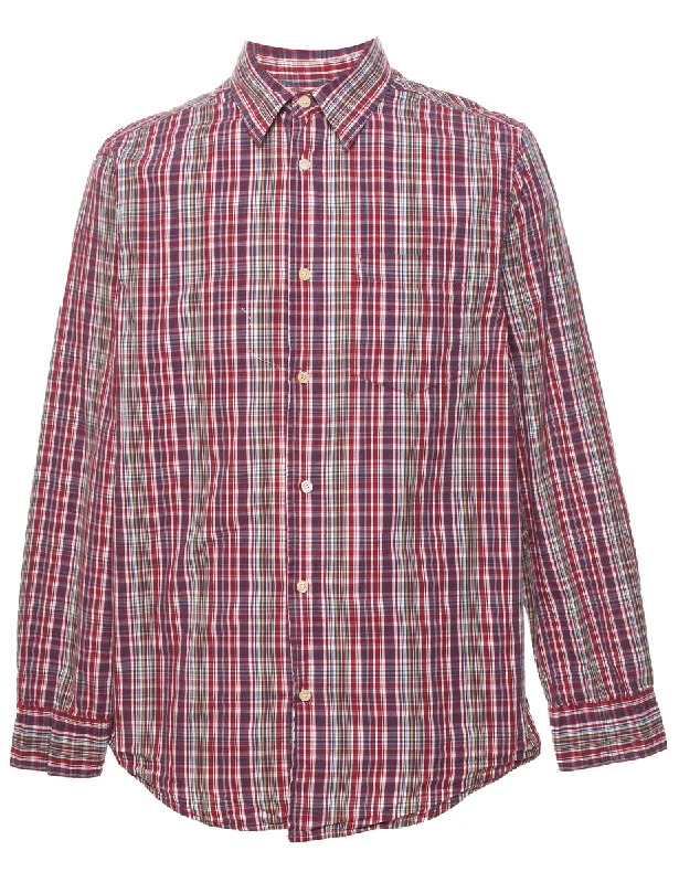 Chaps Checked Shirt - M