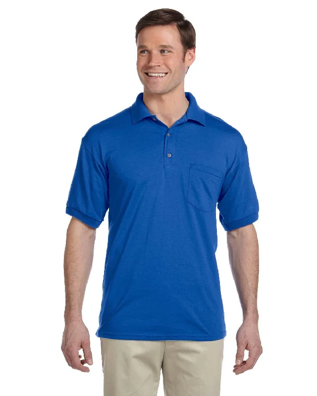 Gildan DryBlend 50/50 Jersey Knit Pocket Polo Shirt | Royal