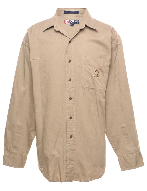 Chaps Beige Shirt - L