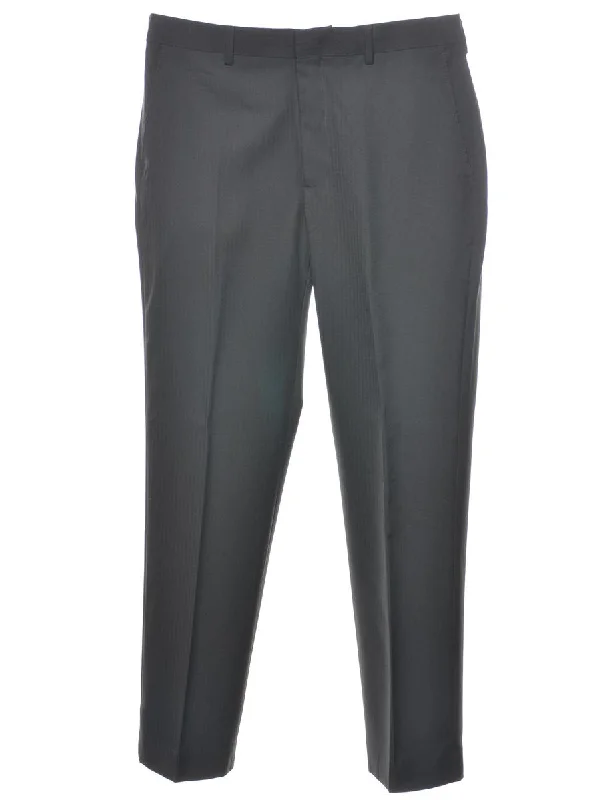 Classic Dark Grey Suit Trousers - W34 L32