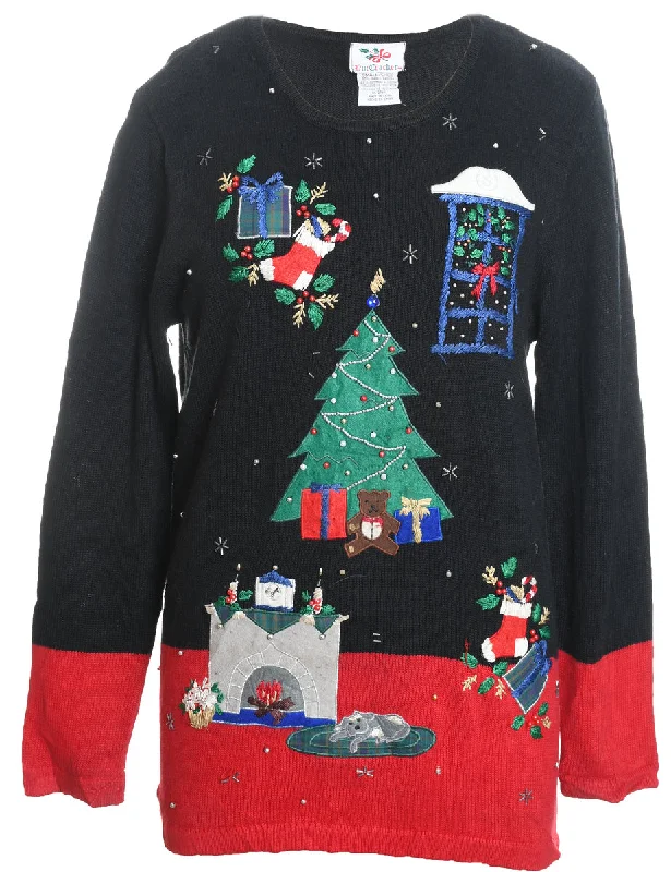 Christmas Tree Design Jumper - S