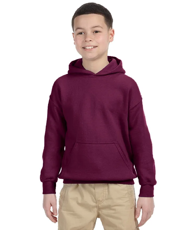 Gildan Youth Lightweight 50/50 Hoodie | Maroon