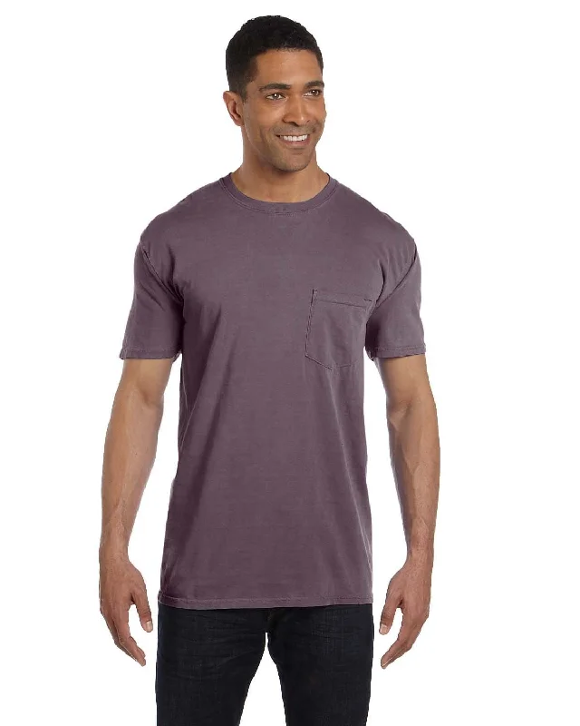 Comfort Colors Garment-Dyed Pocket T-Shirt | Wine