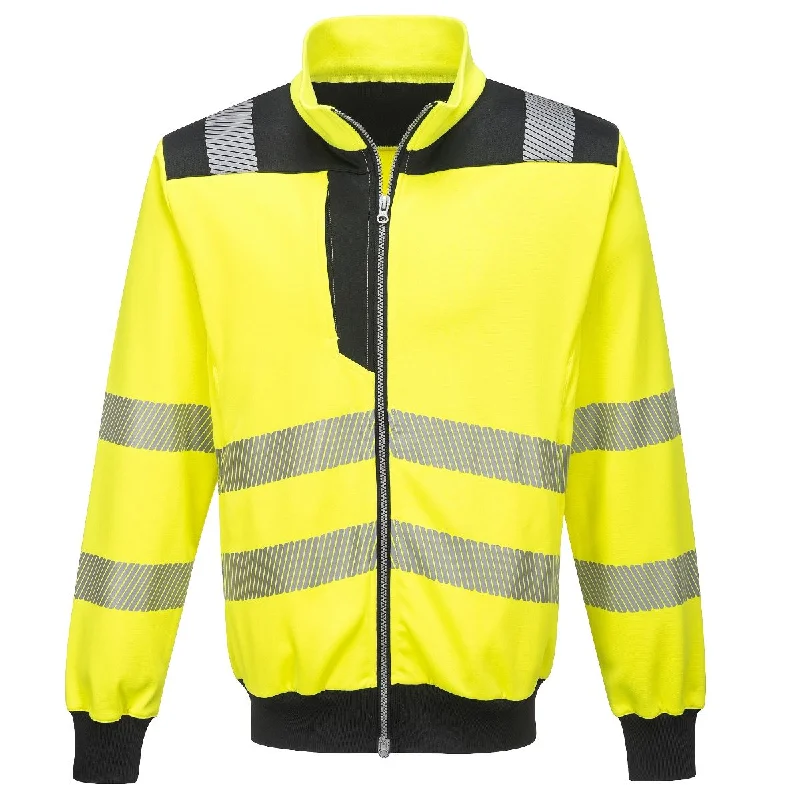 Portwest PW3 Hi-Vis Zip Sweatshirt