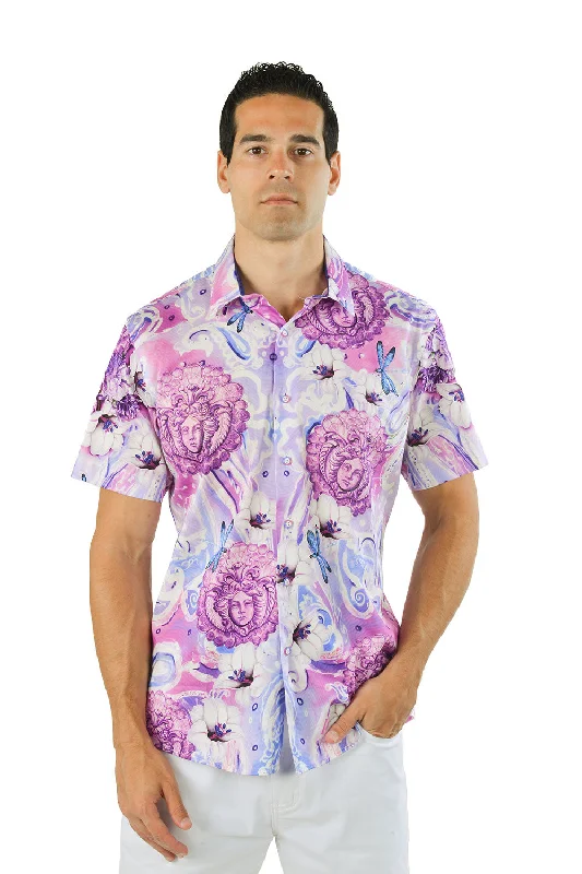 PAISLEY FLORAL Short Sleeve Shirt