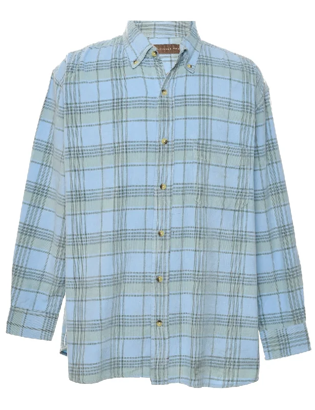 Corduroy Checked Shirt - XL