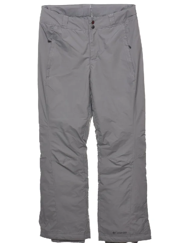 Columbia Light Grey Ski Trousers - W33 L30